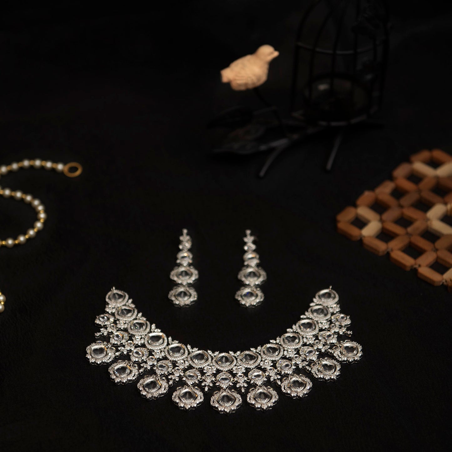 Velvet Dusk Radiance – Regal Cushion Cut Luxe Set