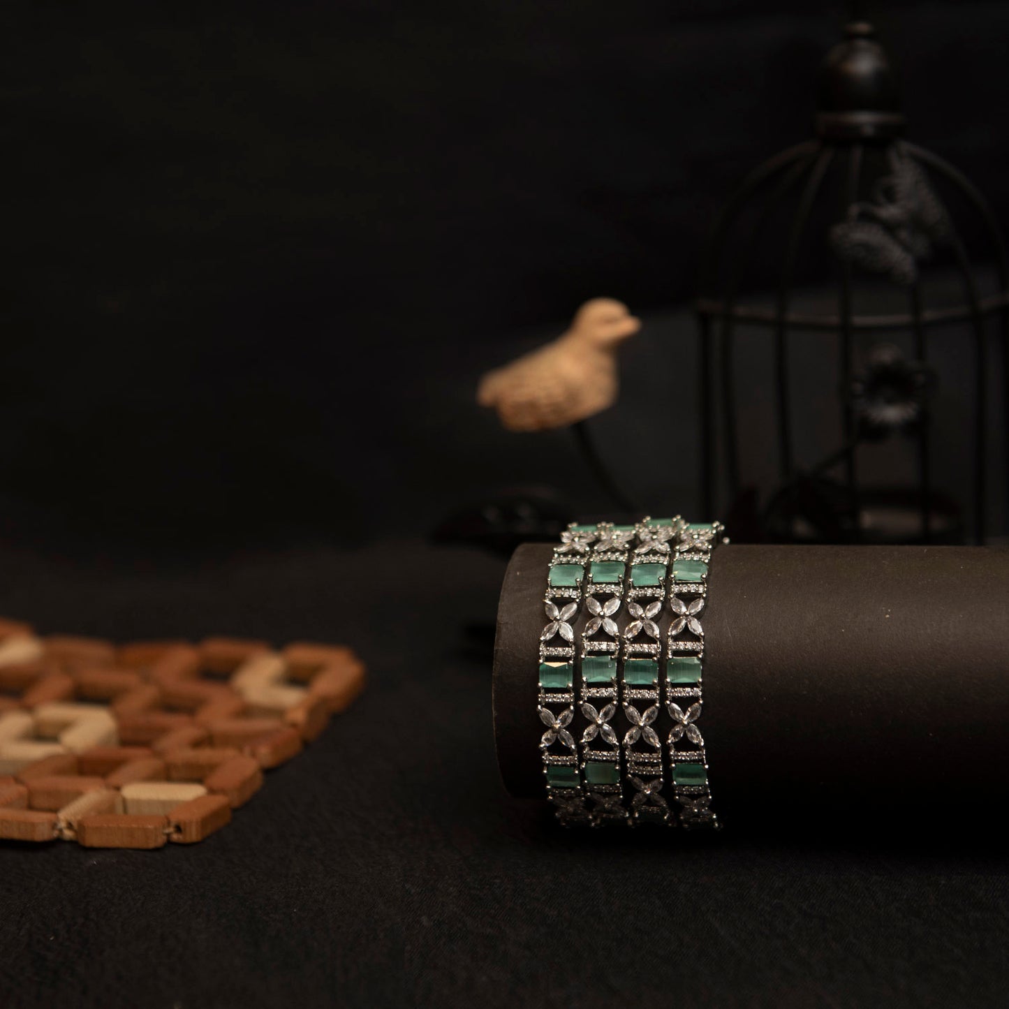 Zyra Bloom Bangles – Crystal Garden Edition
