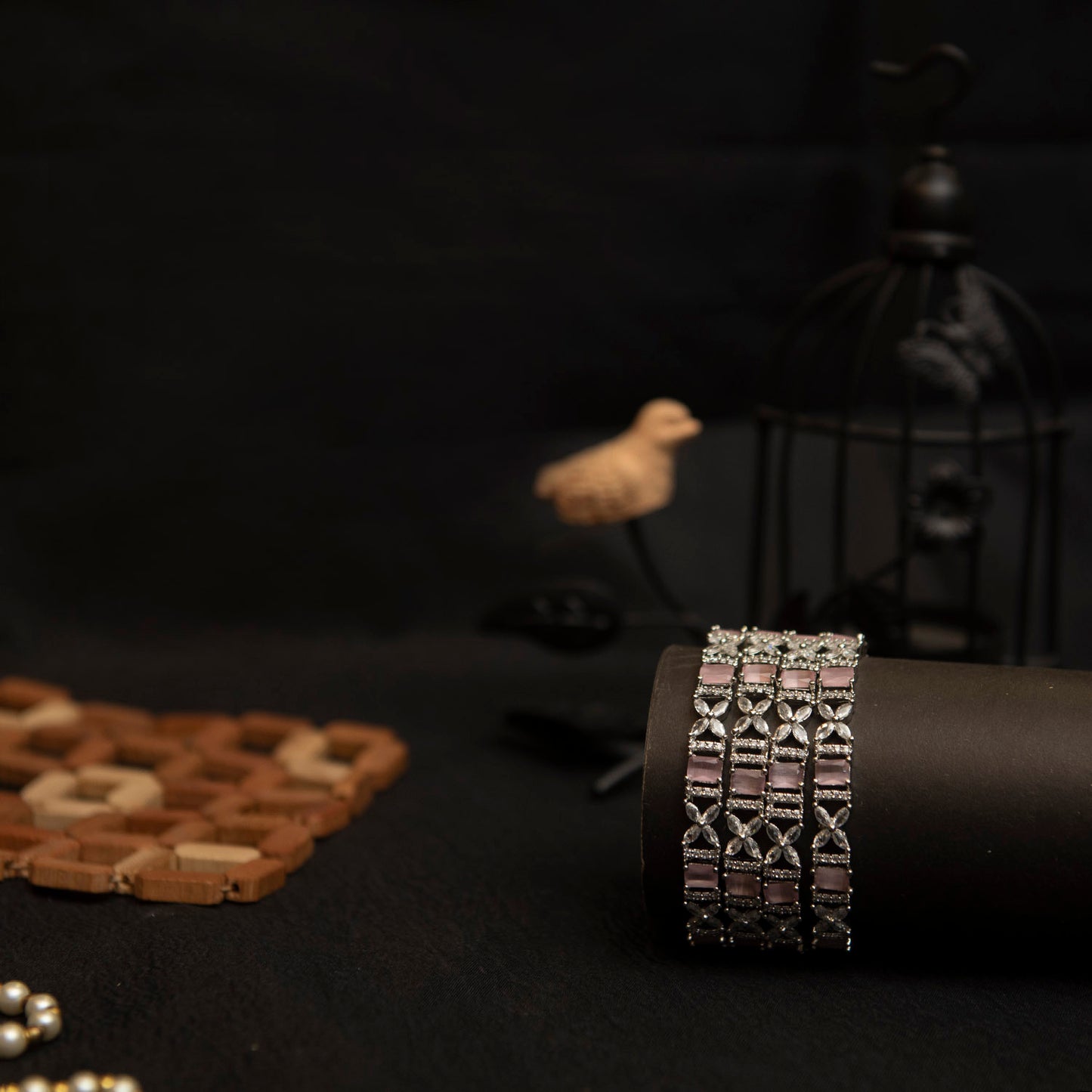 Zyra Bloom Bangles – Crystal Garden Edition