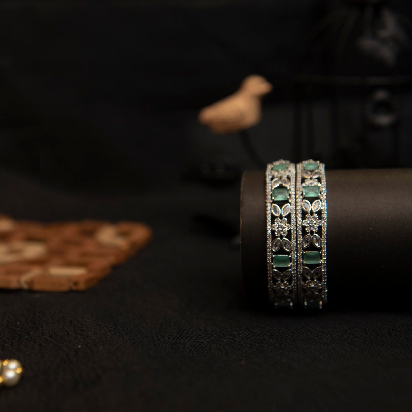 Lyra Bloom Bangles – Pastel Grace Edition