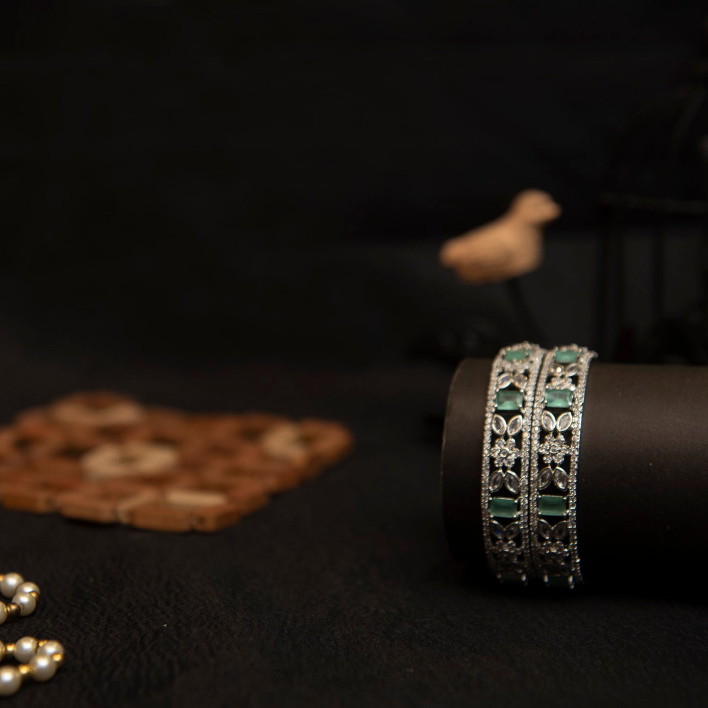 Lyra Bloom Bangles – Pastel Grace Edition