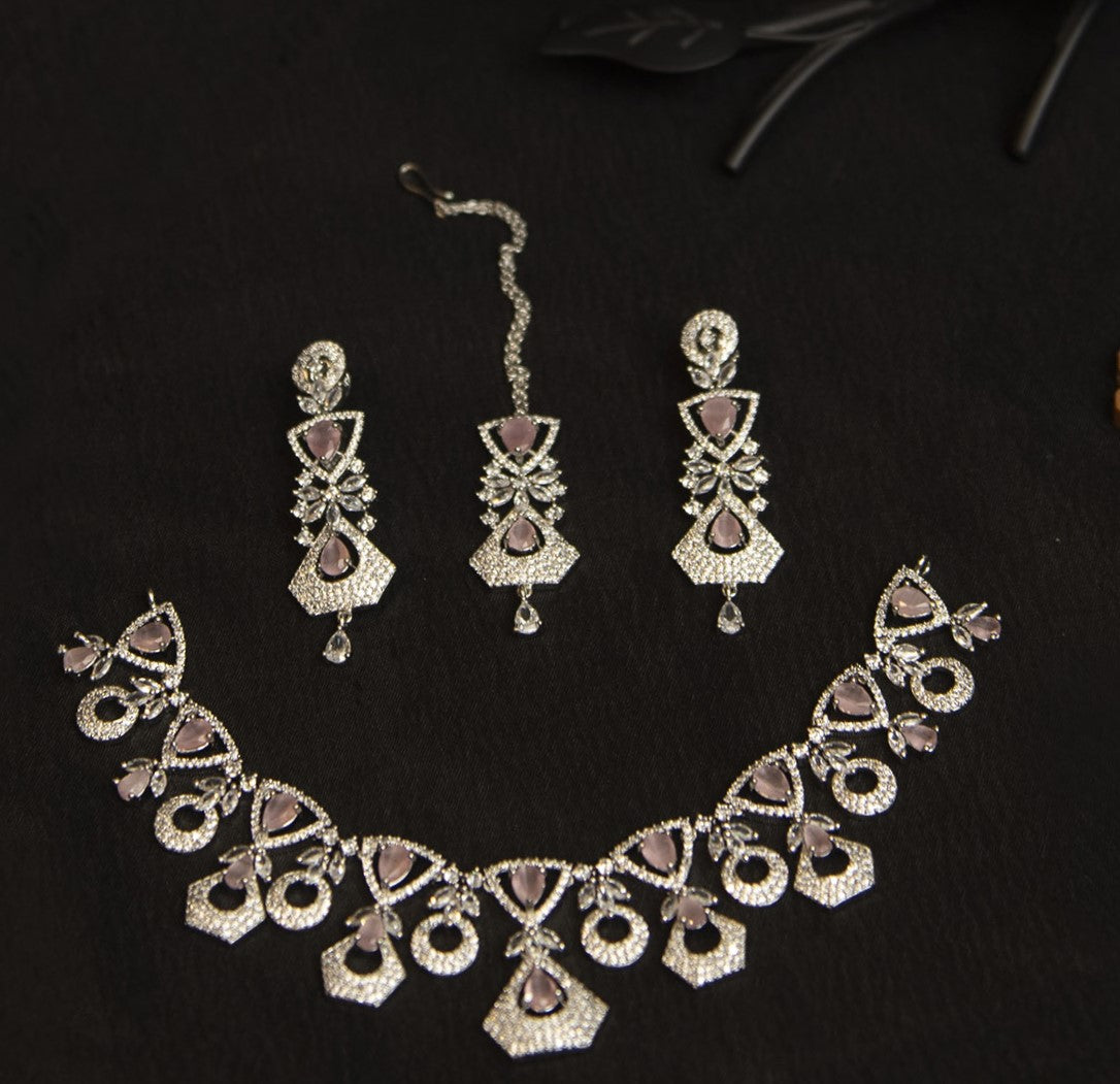 Ameera Enchant Diamond-Cut Set – Blush Crystal Edition