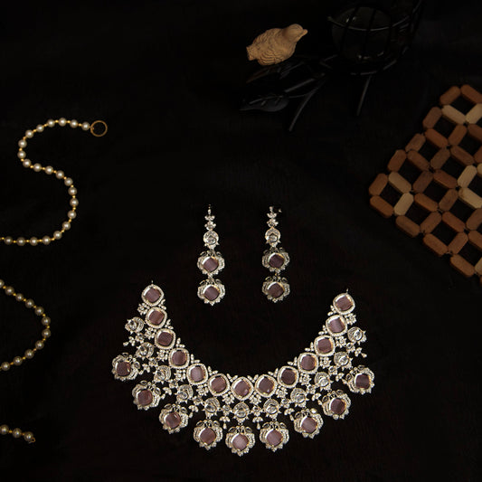 Velvet Dusk Radiance – Regal Cushion Cut Luxe Set