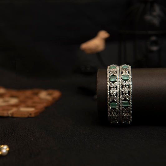 Lyra Bloom Bangles – Pastel Grace Edition