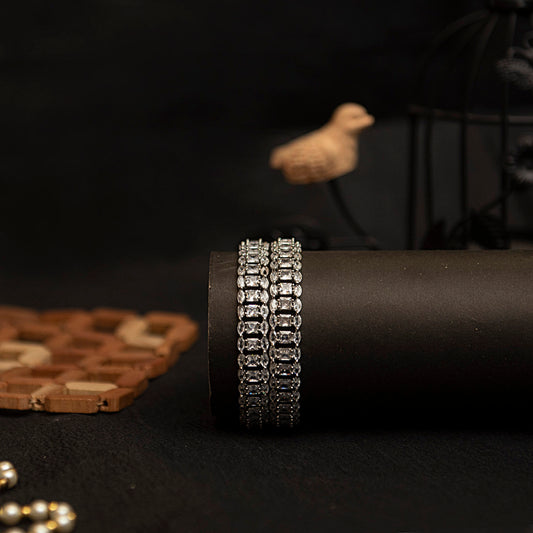 Celestique Bangles – Frosted Aura Edition